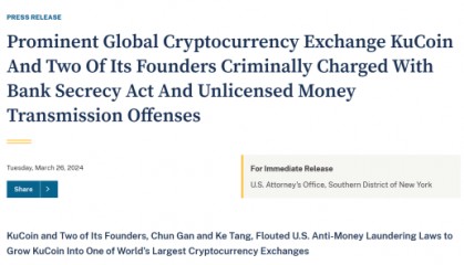 又一个币安？美司法部出手，起诉这家加密货币交易所