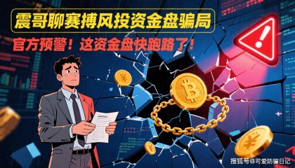 震哥聊赛搏风投资金盘骗局：官方预警！这资金盘快跑路了！