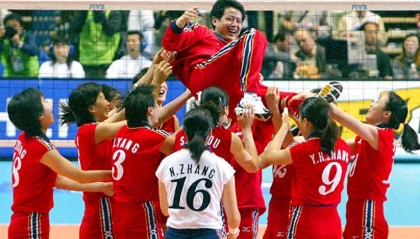 陈忠和、张蓉芳寄语中国排球