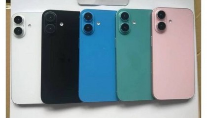 相机垂直排列，苹果 iPhone 16 新照曝光