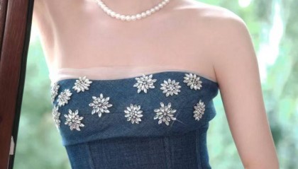 章若楠最新高马尾造型，她太美了吧！