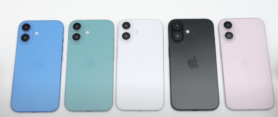 苹果 iPhone 16 机模上手，全新设计 多彩配色